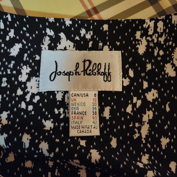 JOSEPH RIBKOFF Top Tank Tunic Layered Split Front 162804 NEW New with Tags Sz 8 - Picture 7 of 12